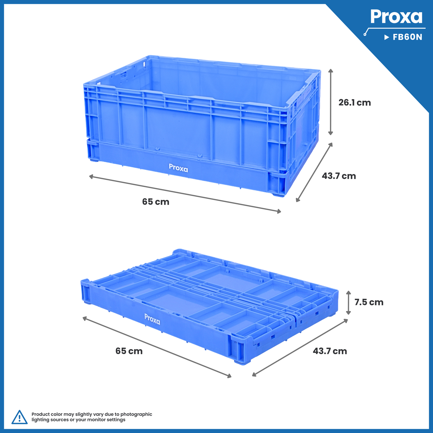 Proxa Multipurpose Folding Basket 60Kg PXA-FB60N