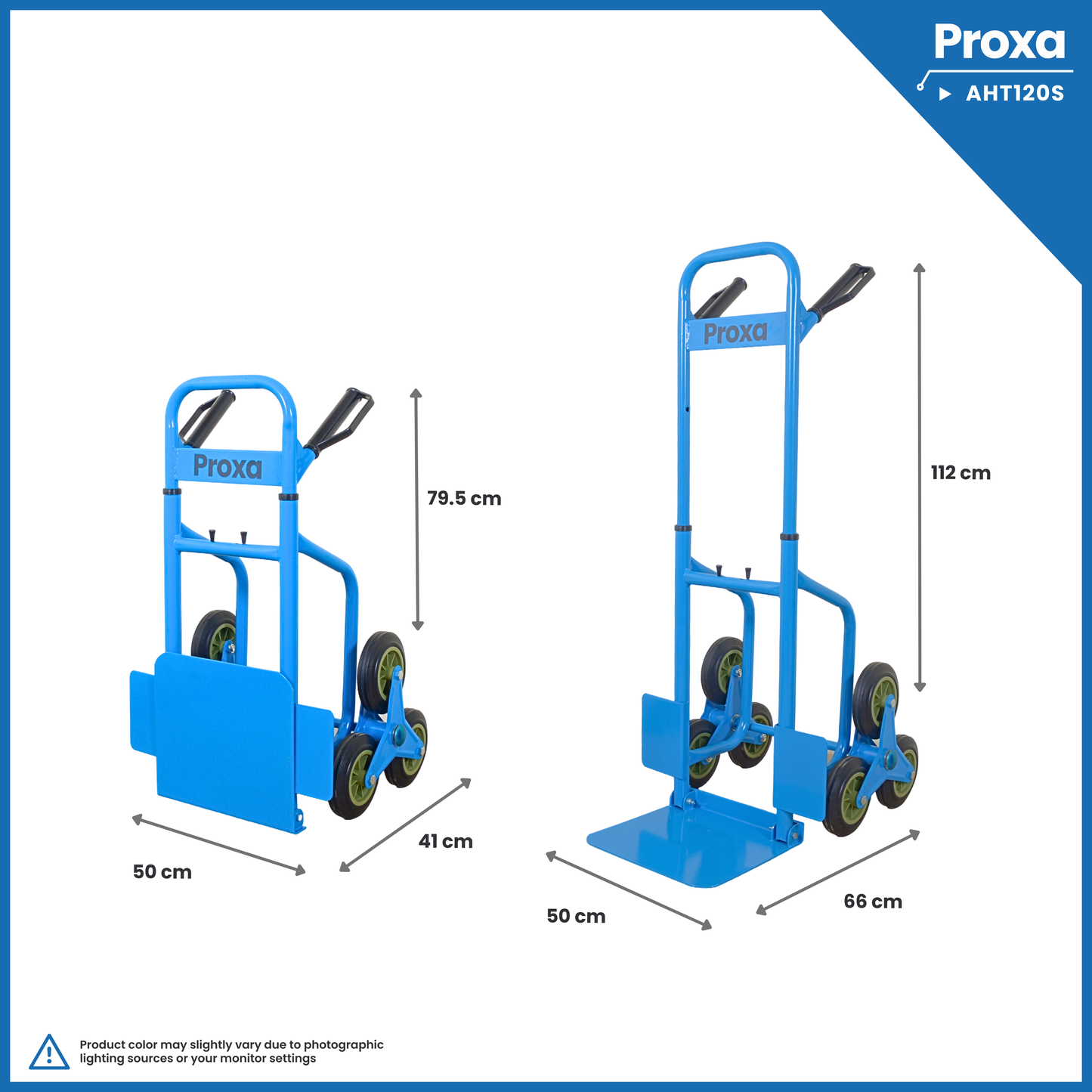 Proxa Stair Climber Folding Hand Truck 120Kg PXA-AHT120S
