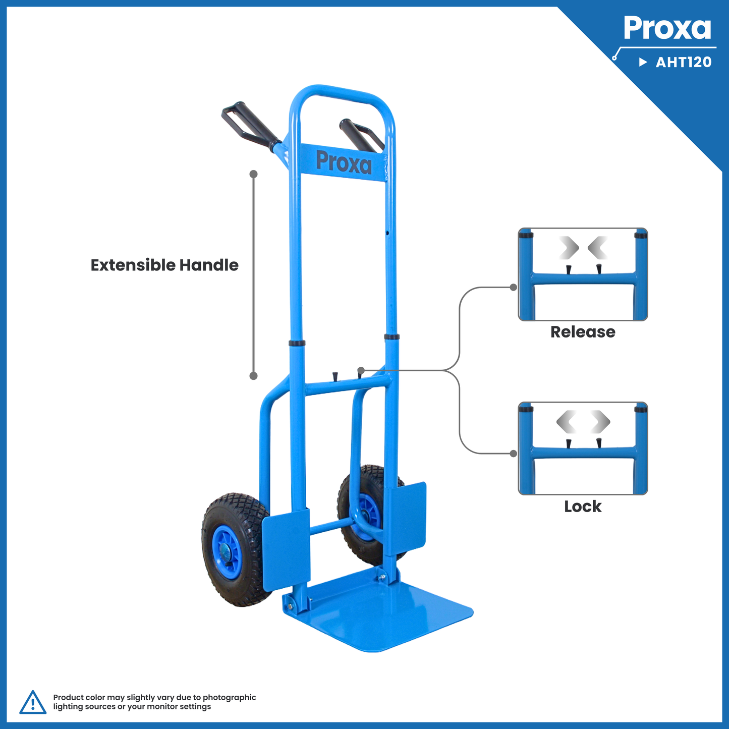 Proxa Steel Folding Hand Truck 120Kg PXA-AHT120