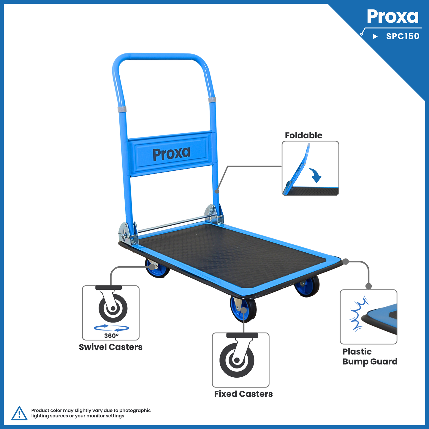 Proxa Folding Platform Trolley 150Kg PXA-SPC150