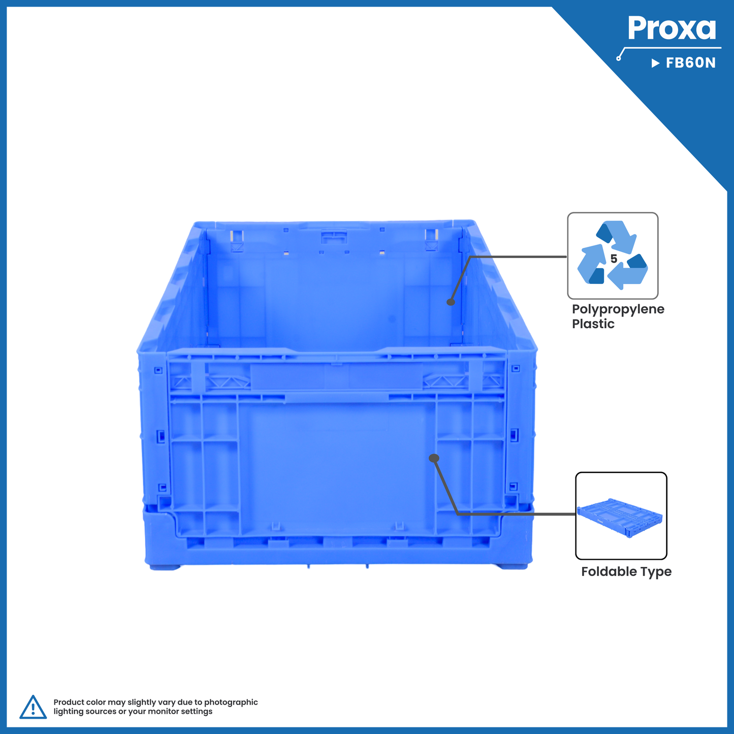 Proxa Multipurpose Folding Basket 60Kg PXA-FB60N