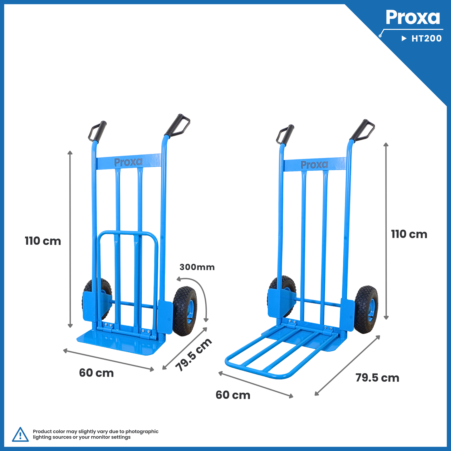 Proxa Steel Folding Hand Truck 200Kg PXA-HT200