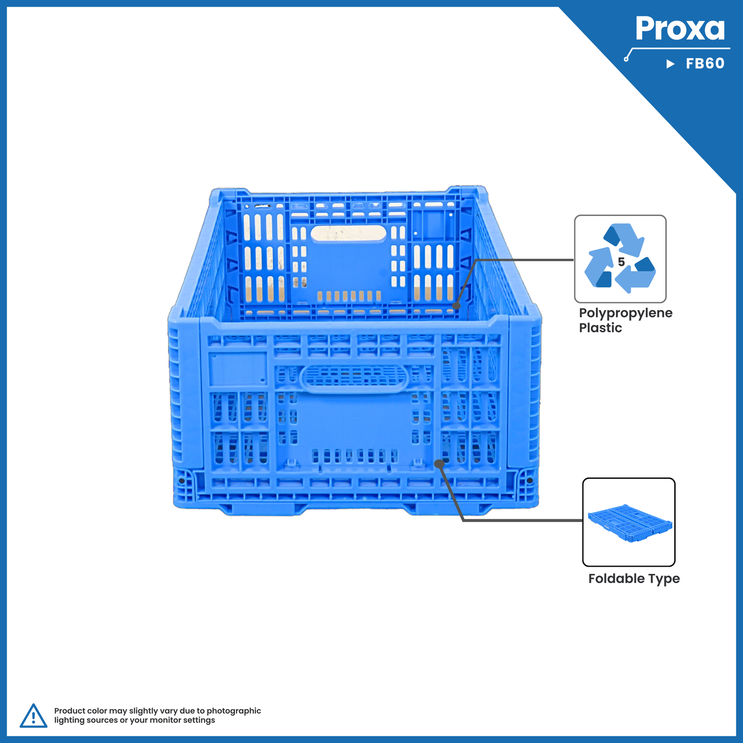 Proxa Multipurpose Folding Basket 60Kg PXA-FB60