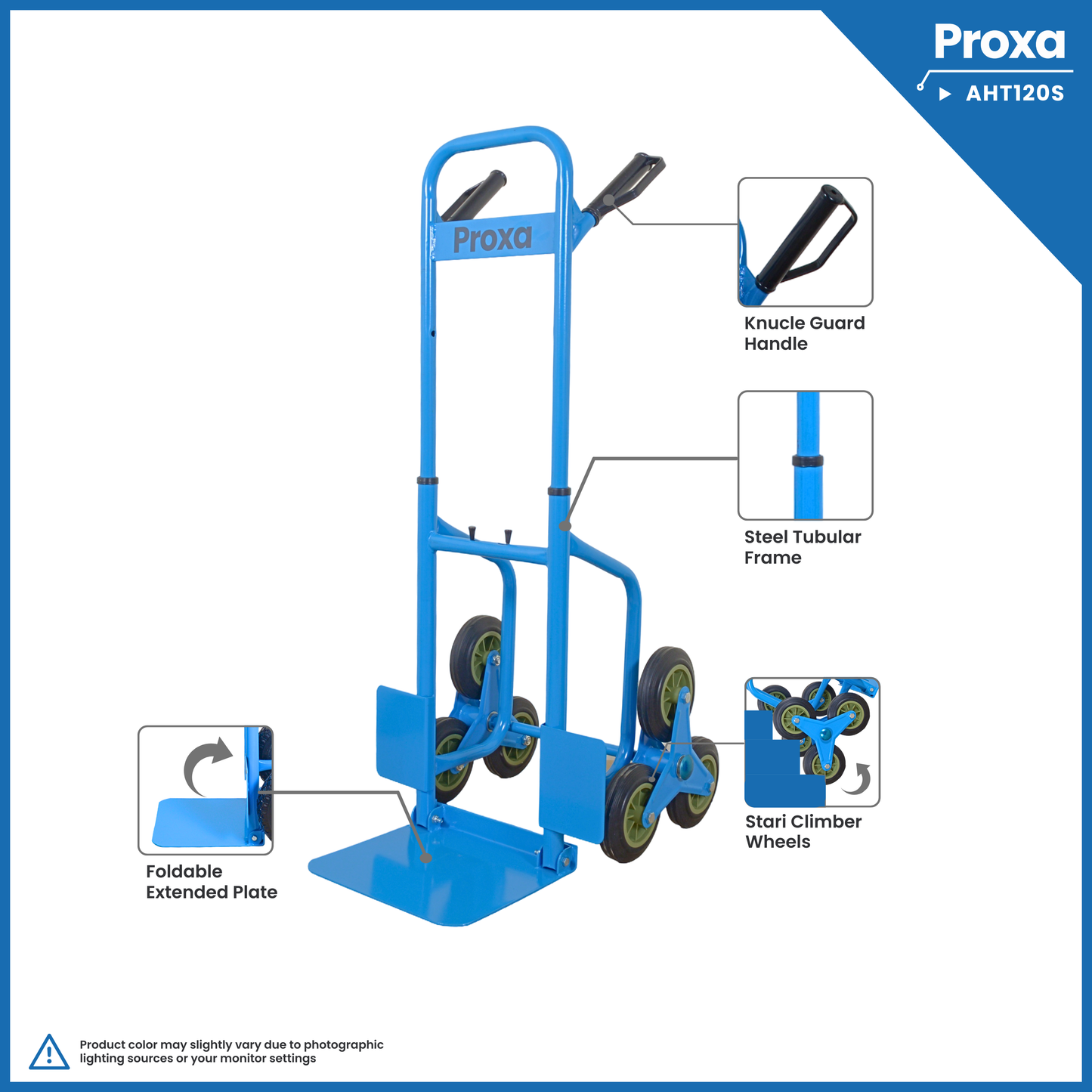 Proxa Stair Climber Folding Hand Truck 120Kg PXA-AHT120S