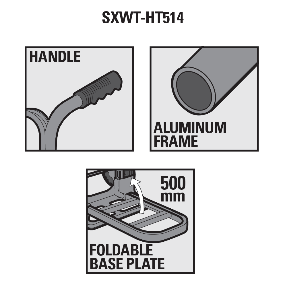 Stanley Aluminum Hand Truck 200Kg SXWT-HT514