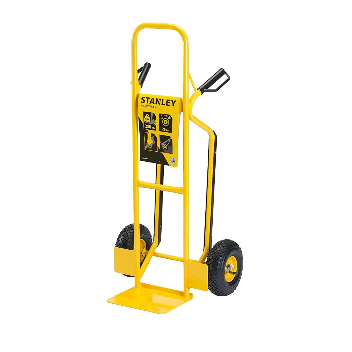 Stanley Steel Hand Truck 250Kg With Pneumatic Wheels Built-In Guides SXWTC-HT524