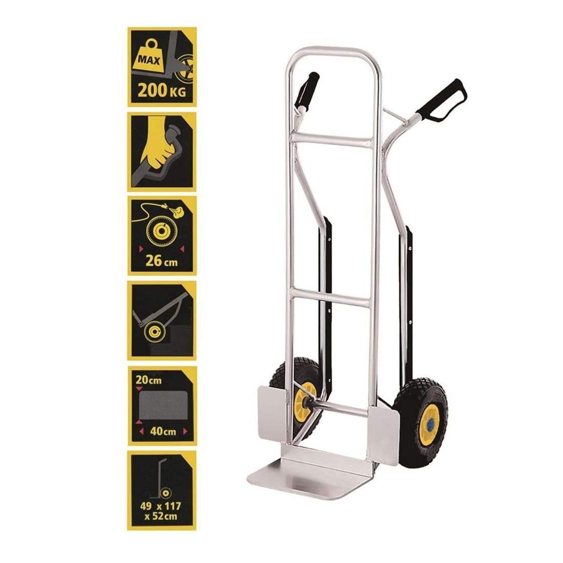 Stanley Steel Hand Truck 200Kg SWXTC-HT525
