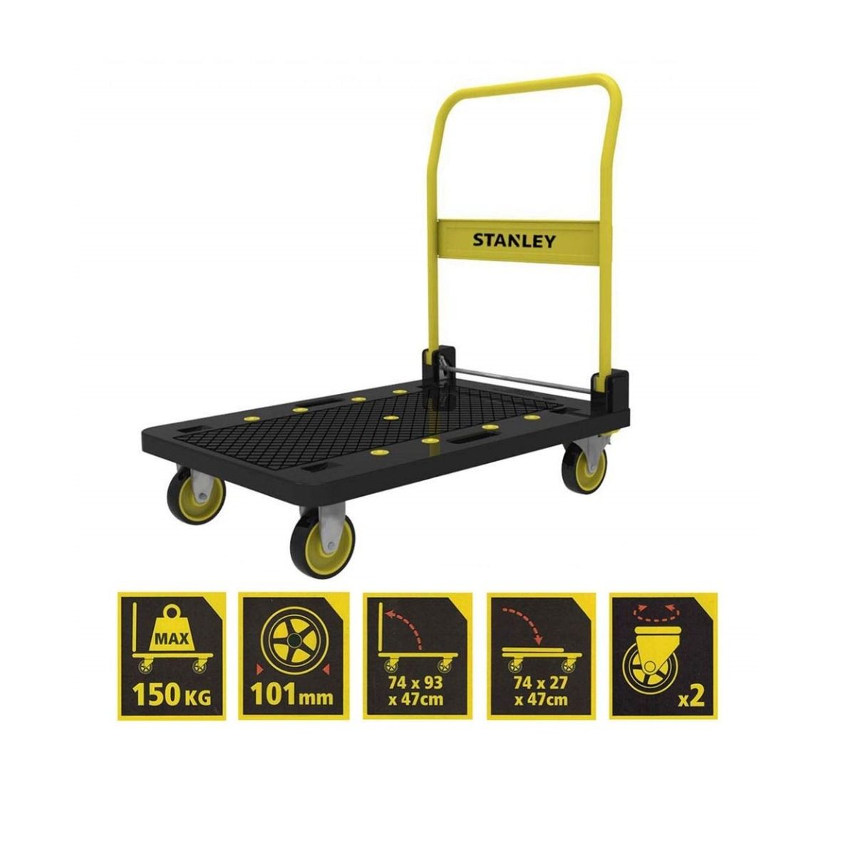 Stanley Folding Platform Trolley 150Kg SXWTC-PC508